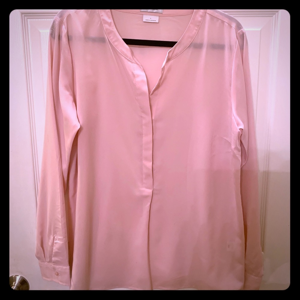 Pale pink blouse by Van Heusen